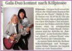 Heike & Vlady in Kölpinsee / OZ Ostsee Zeitung 25.07.2013
