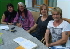Heike, Waterloo, Riko und Zoltan